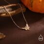 Sterling Silver Death’s Head Moth Necklace, thumbnail 5 of 12