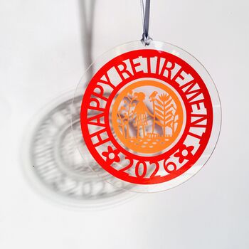 Happy Retirement Hanging Decoration Gift Set, 3 of 12