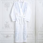 Women's Renaissance Styled White Cotton Dressing Gown, thumbnail 1 of 2