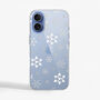 Winter Snowflakes Clear Phone Case, thumbnail 1 of 3