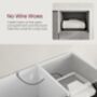 Sideboard Modern Storage Cabinet Drawers Concrete Grey, thumbnail 5 of 7