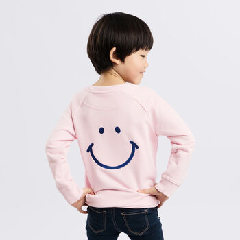 'Happy' Embroidered Children's Sweatshirt, 6 of 12