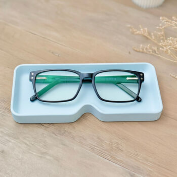 Rectangular Blue Glasses Case And Sunglasses Holder, 5 of 10