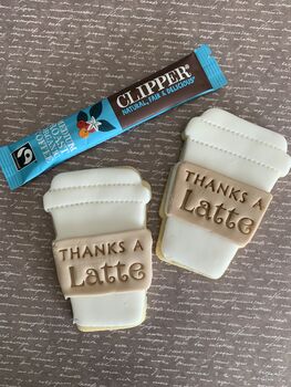 'Thanks A Latte' Thank You Biscuit Gift Box, 2 of 6