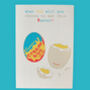 Contemporary Easter Eggs Card, thumbnail 2 of 2