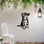 Kitten With Butterfly Wall Art Perfect Gift For Garden And Cat Lovers, thumbnail 4 of 10