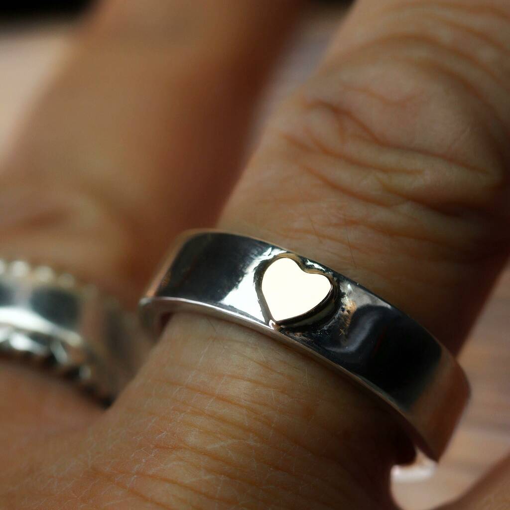 Silver Memorial Ashes Ring By & French