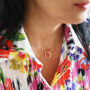 Personalised Interlocking Circles Necklace, thumbnail 3 of 12