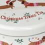 Personalised Festive Sausage Dog Cake Storage Tin, thumbnail 2 of 5