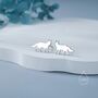 Cute Fox Stud Earrings In Sterling Silver, thumbnail 3 of 12