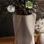 3D Diamond Shape Vase In Muted White For Dried Flowers, thumbnail 5 of 6