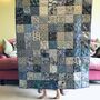 Liberty Handmade Quilt In Blues Single, thumbnail 1 of 2