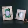 G Decor Milano Linea Handcrafted Horn Bone And Brass Photo Frame Cream And Gold Picture Display, thumbnail 1 of 3