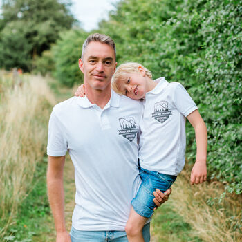 Personalised Daddy And Child Matching Polo Shirts, 10 of 12