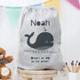 Personalised Children's Whale Pe Kit Bag, thumbnail 1 of 12