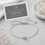 Knot Of Friendship Drawstring Bracelet, thumbnail 1 of 5