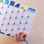 2025 Year Wall Planner | Landscape | Cobalt Muse, thumbnail 2 of 5