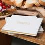Personalised Wedding Square Linen Notebook, thumbnail 9 of 10
