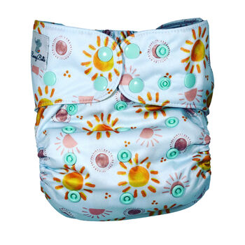 Suns Out, Bums Out Reusable Nappy, 2 of 2