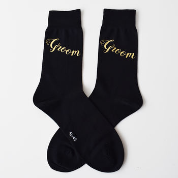 Groom, Wedding Day Gift Socks, 5 of 7