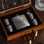 Personalised Chess And Hip Flask Trave Gift Set For Him Whiskey Present, thumbnail 6 of 6