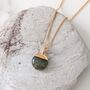 The Orb Peridot August Birthstone Necklace, Gold, thumbnail 1 of 6