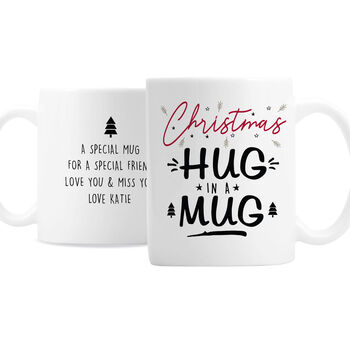 Personalised Christmas Hug Mug, 2 of 3