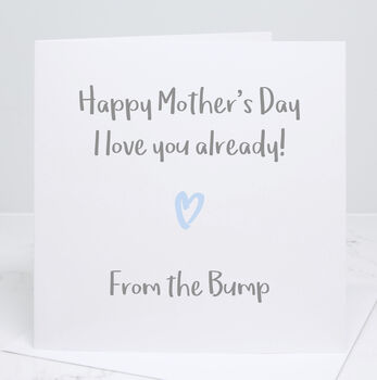 Love From The Bump Mother's Day Card, 3 of 4