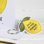 You're My Main Squeeze Romantic Card With Keyring, thumbnail 3 of 4