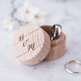 Personalised Calligraphy Ring Box, thumbnail 1 of 4
