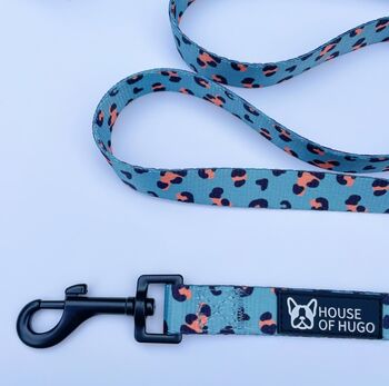 Leopard Animal Strong Padded Dog Puppy Lead, 4 of 6