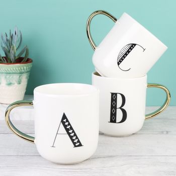 ceramic letter mug by lisa angel | notonthehighstreet.com