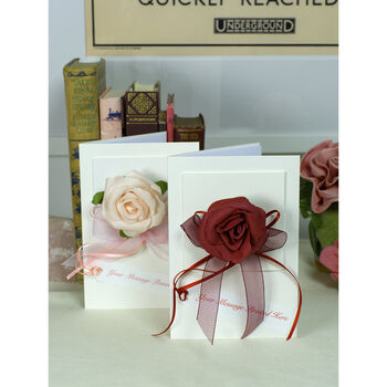 Red Rose Luxury Valentine Card, 3 of 12