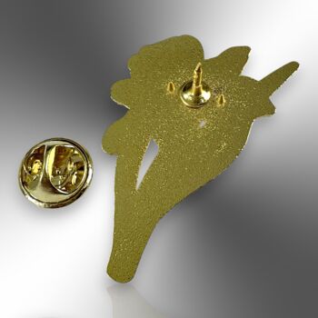Daffodil Spring Flower Hard Enamel Pin Brooch, 7 of 9