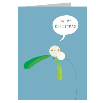 Mini Christmas Mistletoe Card, 2 of 5