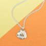 Personalised Silver Paw Print Charm, thumbnail 3 of 9