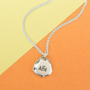 Personalised Silver Paw Print Charm, 3 of 9