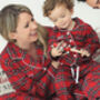 Personalised Mum And Child Matching Tartan Pyjamas, thumbnail 2 of 9