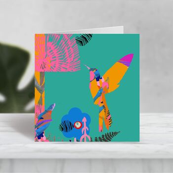 Six Bird Inspired Designs Blank Greeting Cards, 2 of 7