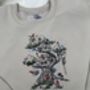 Cottagecore Garden Gnome Embroidered Sweatshirt, thumbnail 6 of 6