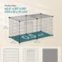 Xl Pet Cage Small Animal Enclosure With Doors, thumbnail 2 of 7