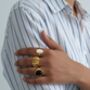 Kin Draped Gold Ring, thumbnail 2 of 5