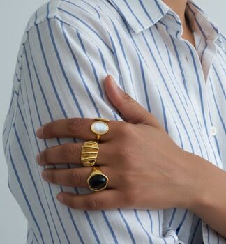 Kin Draped Gold Ring, 2 of 5
