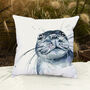 Inky Seal Outdoor Cushion For Garden Furniture, thumbnail 5 of 9