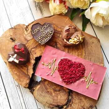 Chocolate Heart, Artisan 'Pulse Of Love' Heartbeat Gift, 5 of 10