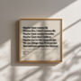 Custom Lyric Print, thumbnail 9 of 12