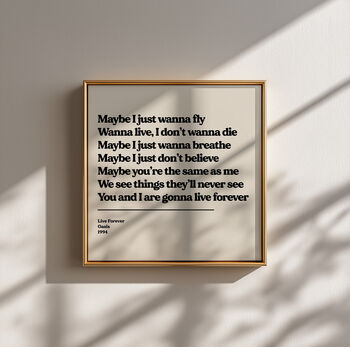 Custom Lyric Print, 9 of 12