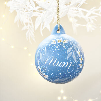 Mum And Dad Christmas Baubles, 2 of 3