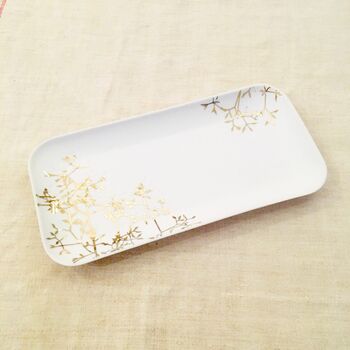 Gold Leaf Trinket Dish ~ Boxed, 4 of 5