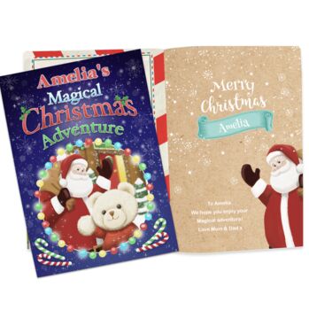 Personalised Magical Christmas Adventure Story Book, 2 of 6